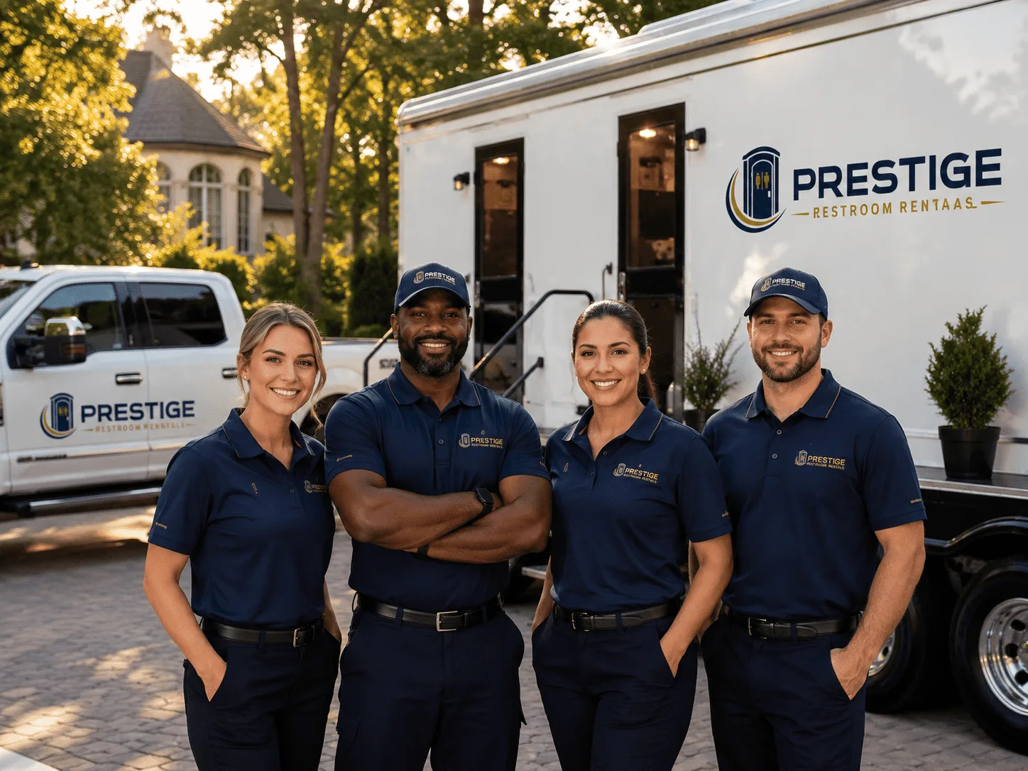 Trusted Luxury Portable Restrooms company in Onego, WV